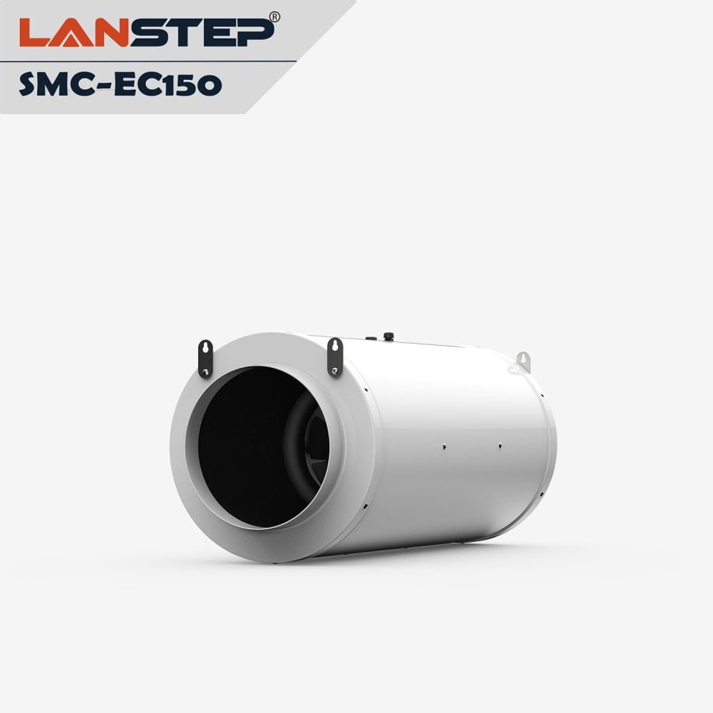 SMC-EC150 6 Inch Silenced Inline Fans with EC Motor | Quiet and Efficient Extractor Fan