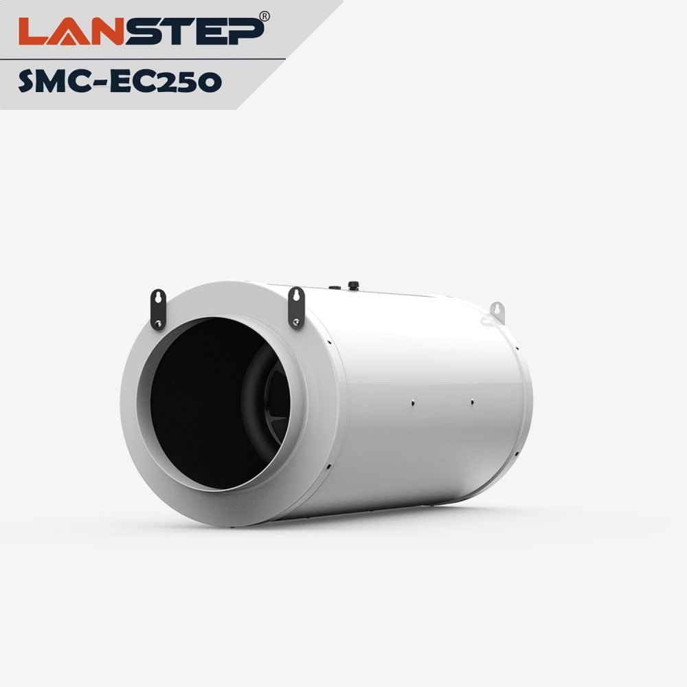 SMC-EC250 10 Inch Silenced Inline Fans with EC Motor | The Most Silent Inline Fan for Effective Ventilation